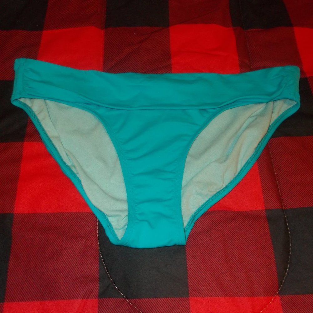 Athleta Swim Bottoms Teal Blue Size Large